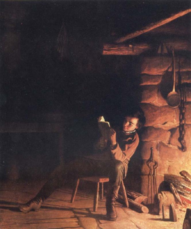Eastman Johnson The Boy Lincoln oil painting image